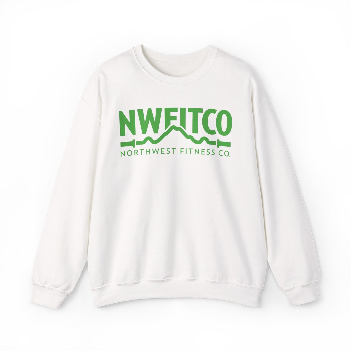 NWFITCO GREEN LOGO CREWNECK
