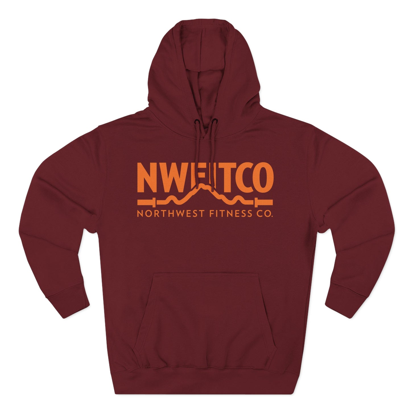 NWFITCO ORANGE LOGO HOODIE