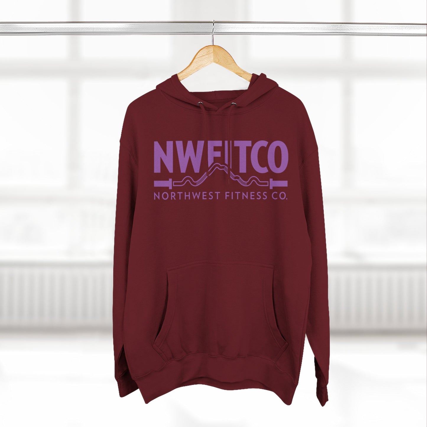 NWFITCO PURPLE LOGO HOODIE