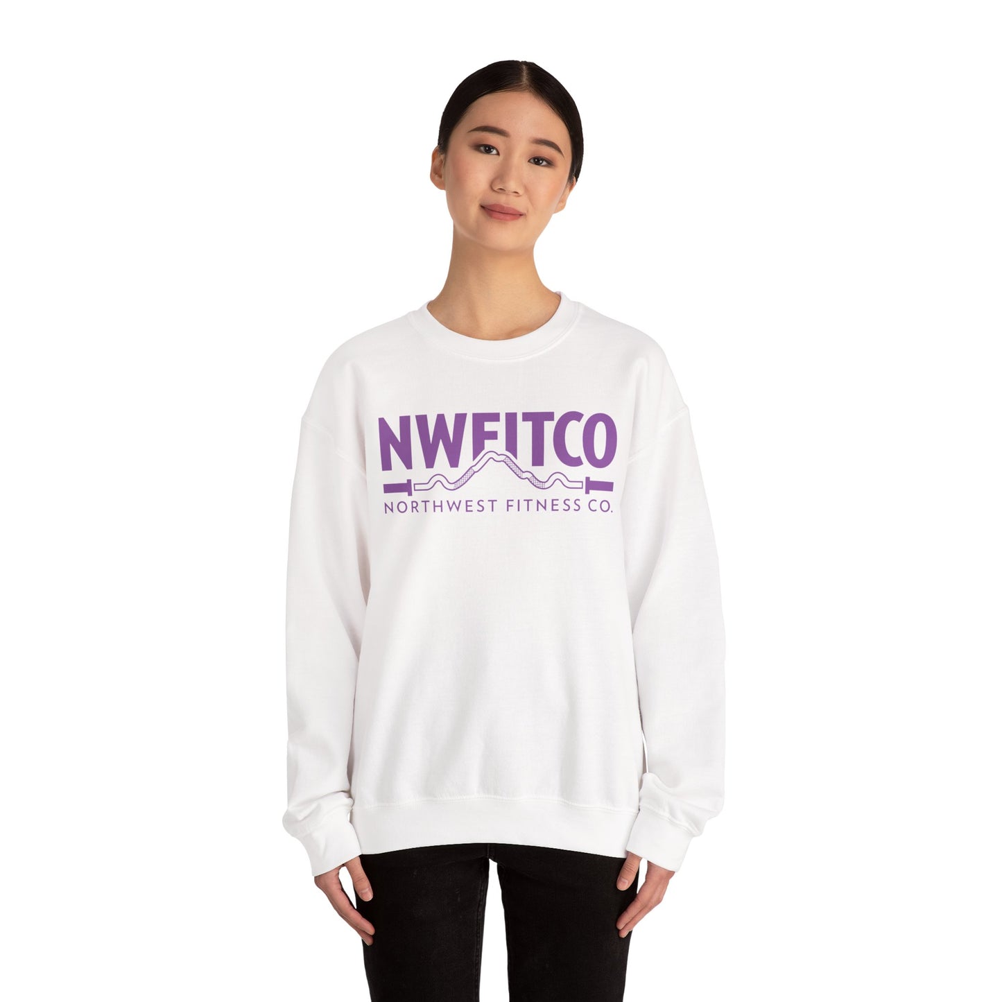 NWFITCO PURPLE LOGO CREWNECK