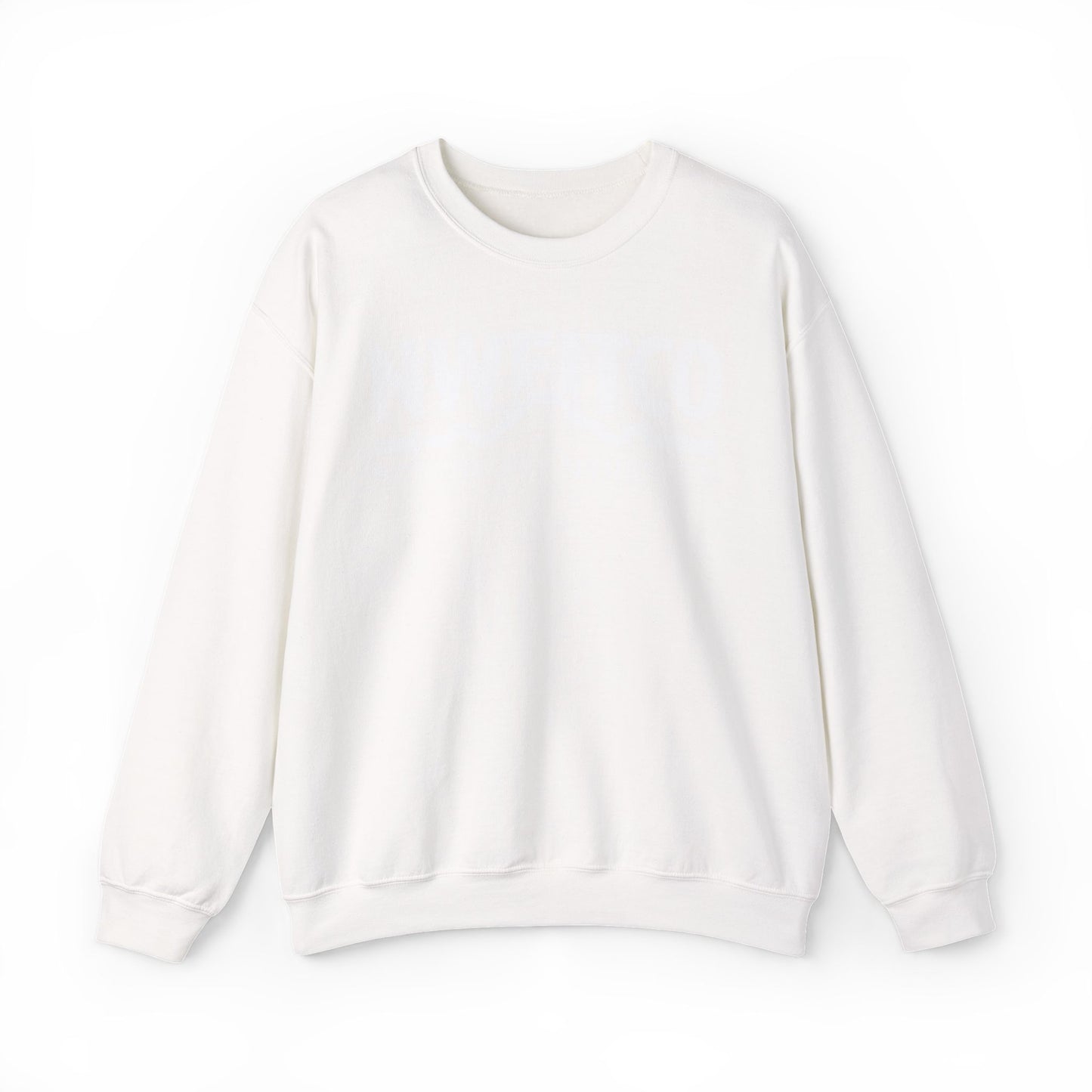 NWFITCO WHITE LOGO CREWNECK