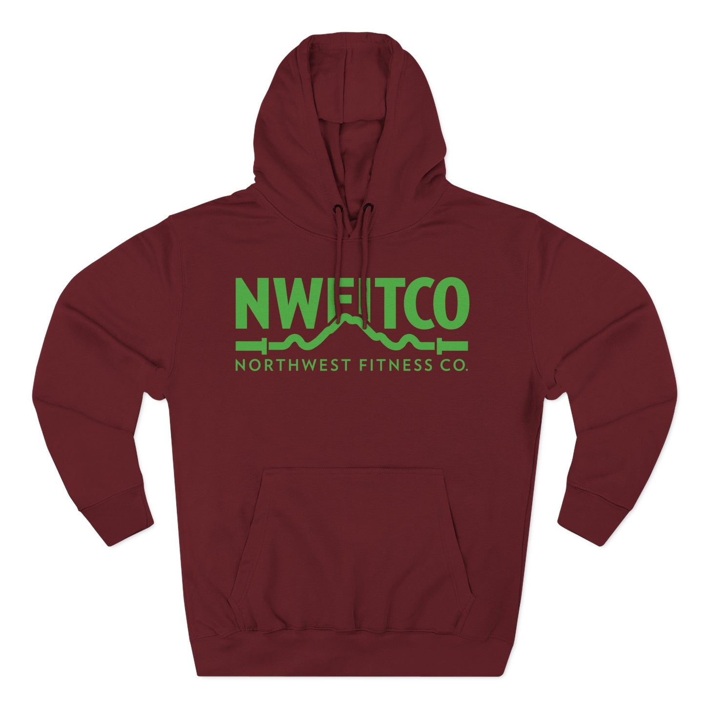 NWFITCO GREEN LOGO HOODIE