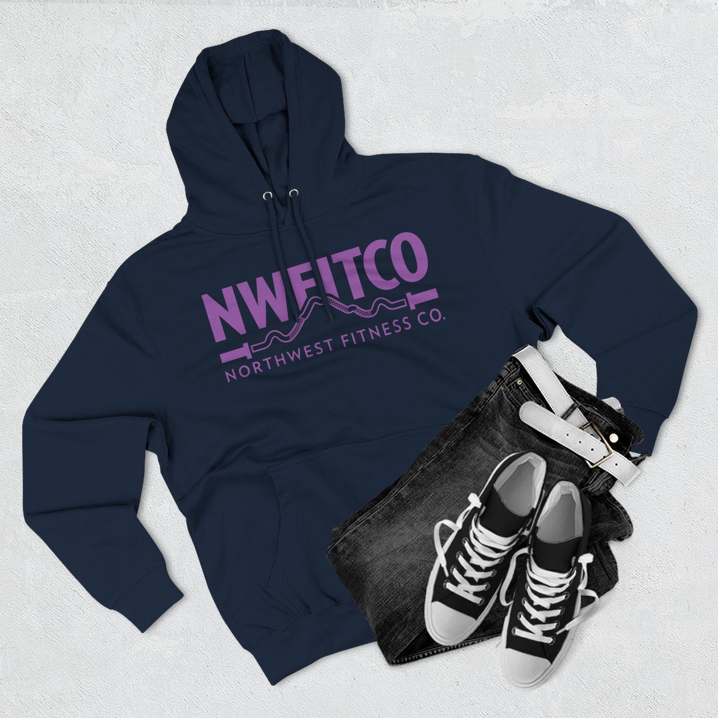 NWFITCO PURPLE LOGO HOODIE