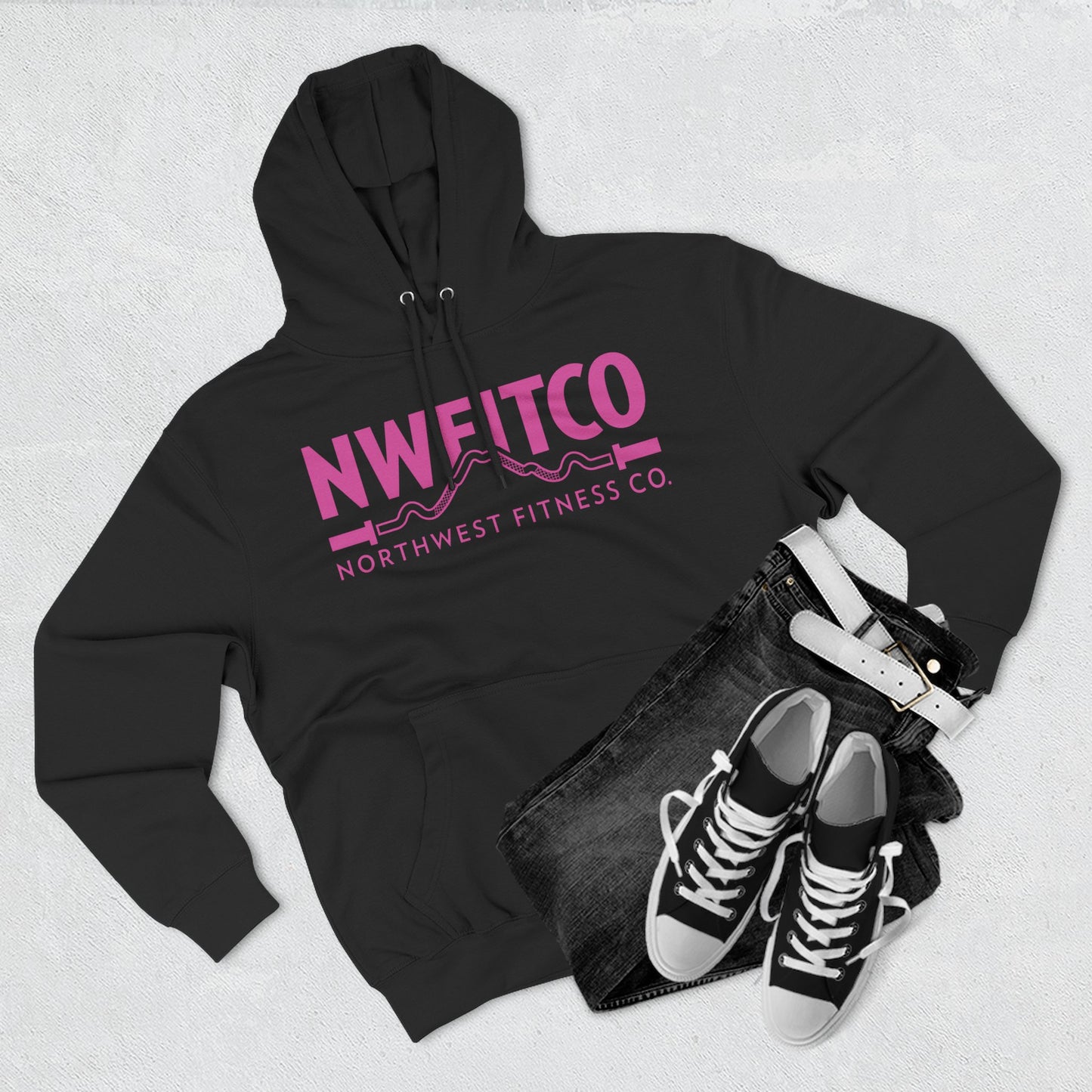 NWFITCO PINK LOGO HOODIE
