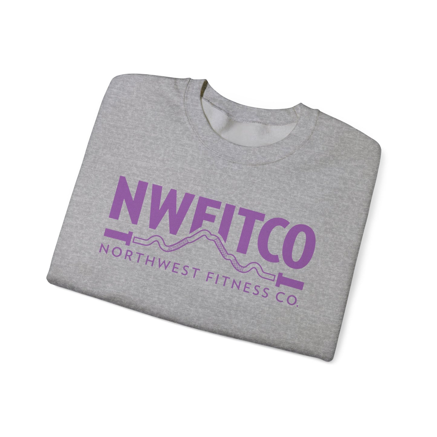 NWFITCO PURPLE LOGO CREWNECK