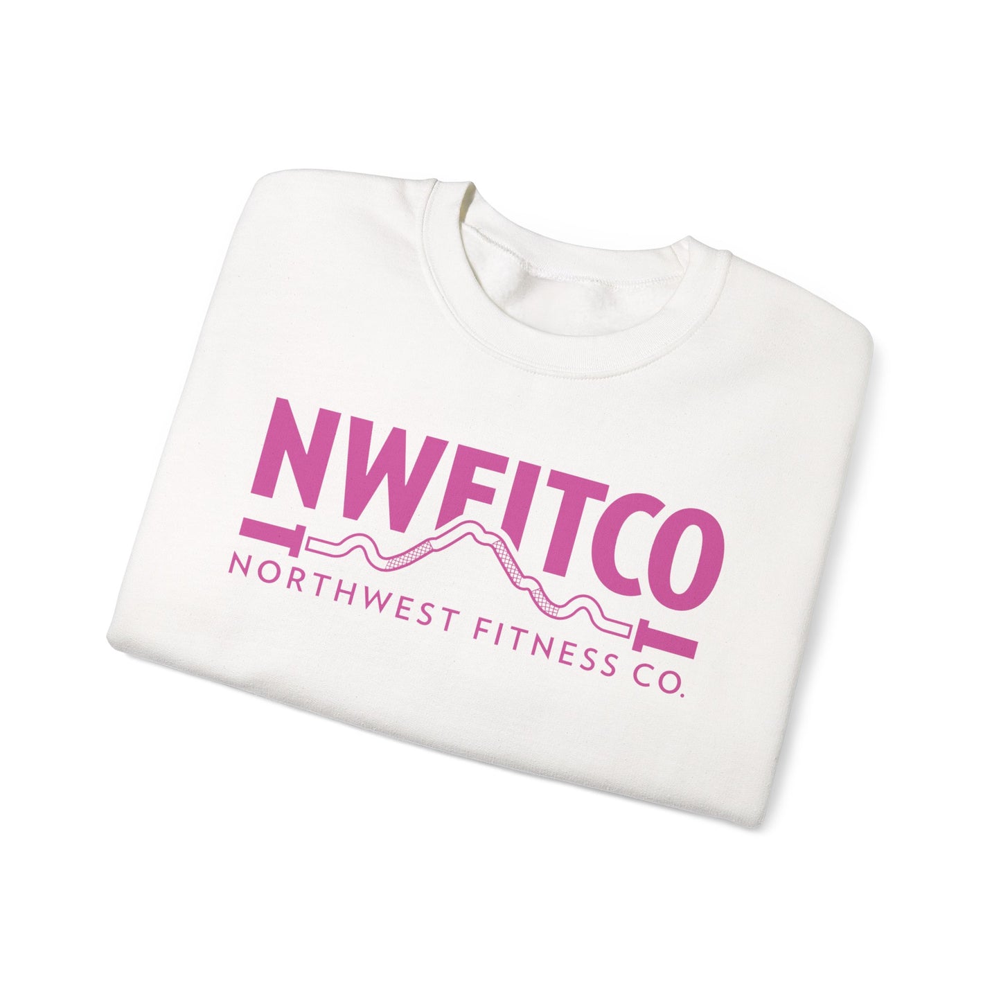NWFITCO PINK LOGO CREWNECK