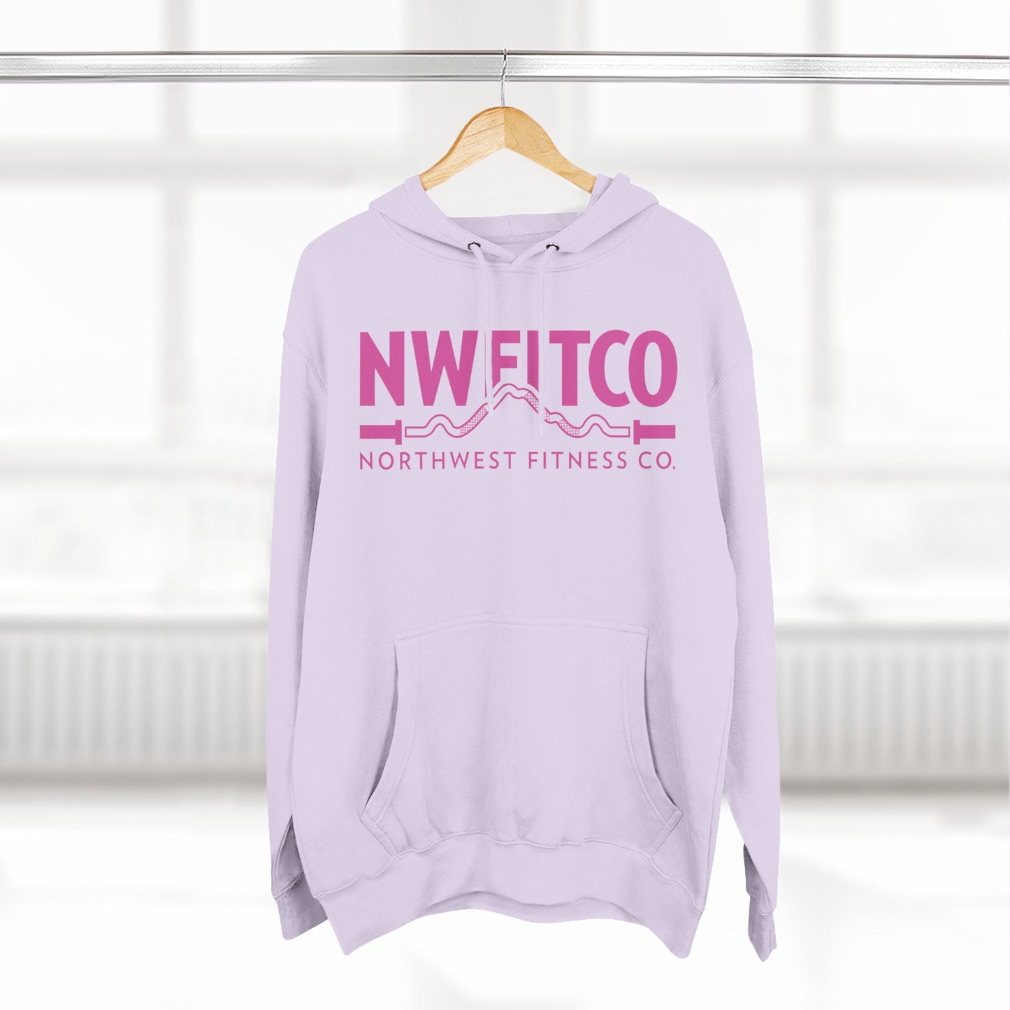 NWFITCO PINK LOGO HOODIE