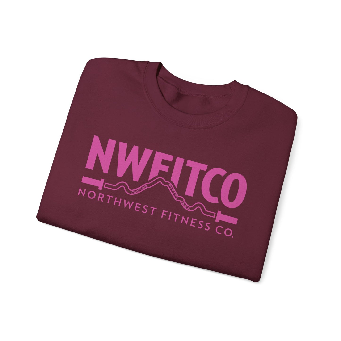 NWFITCO PINK LOGO CREWNECK
