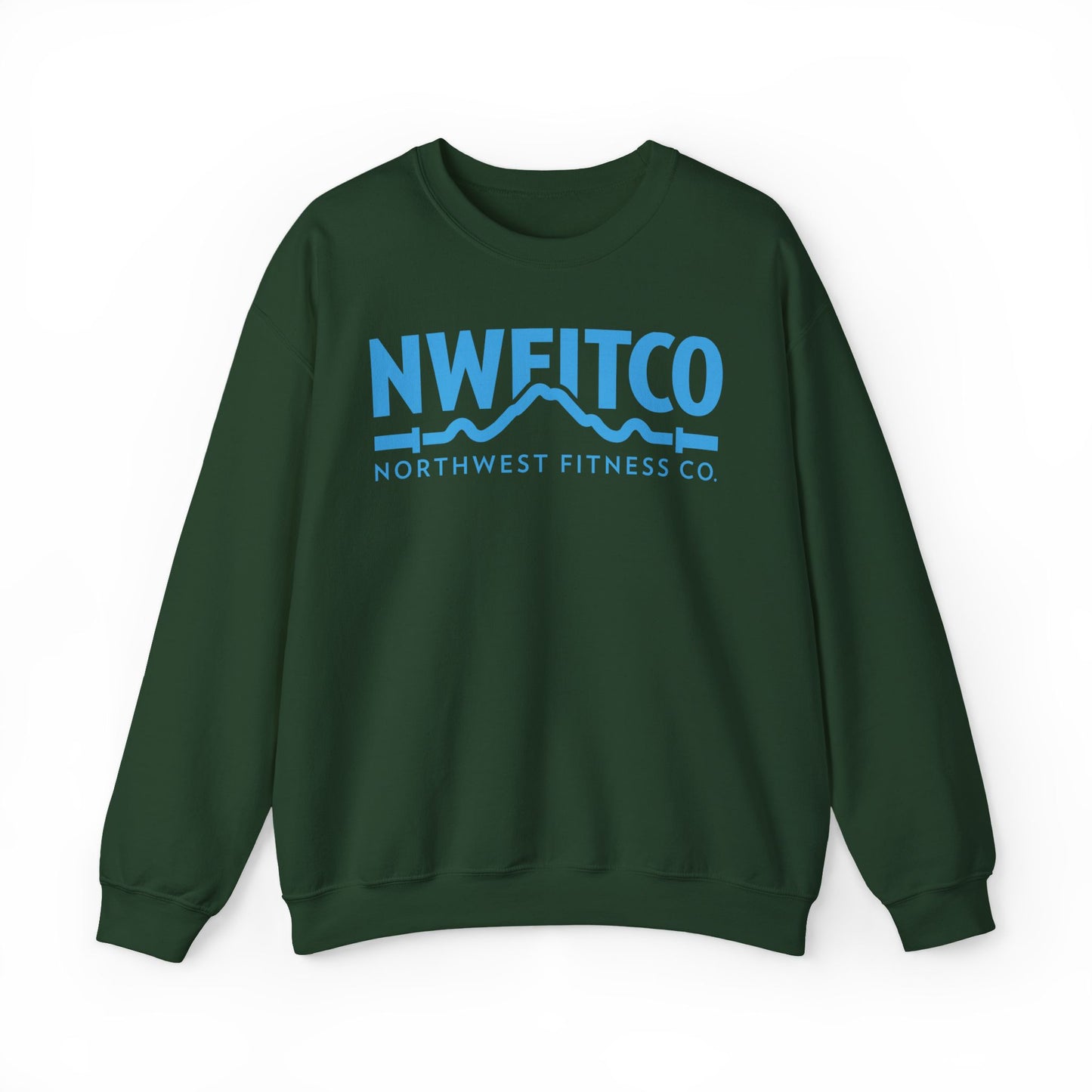 NWFITCO BLUE LOGO CREWNECK