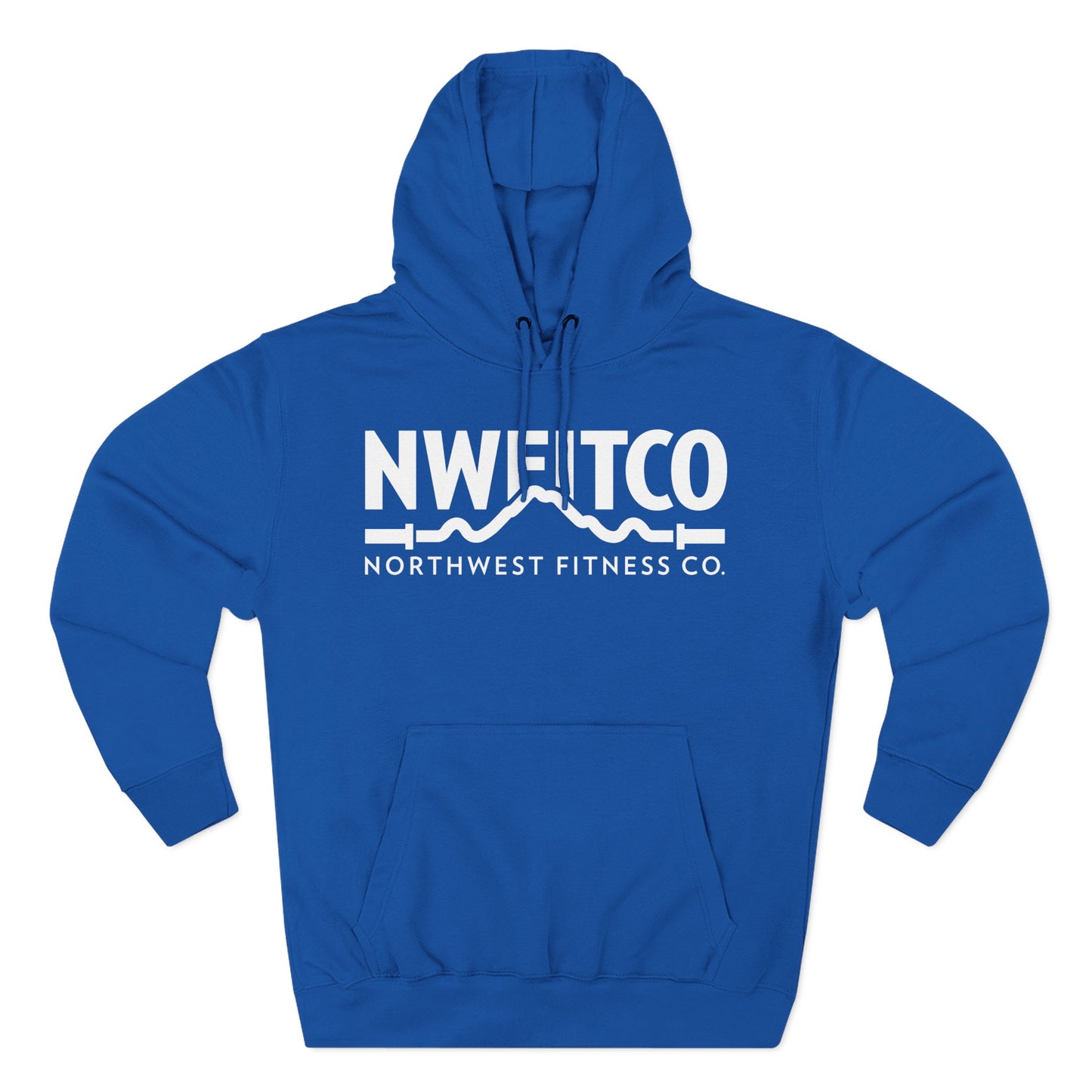 NWFITCO WHITE LOGO HOODIE