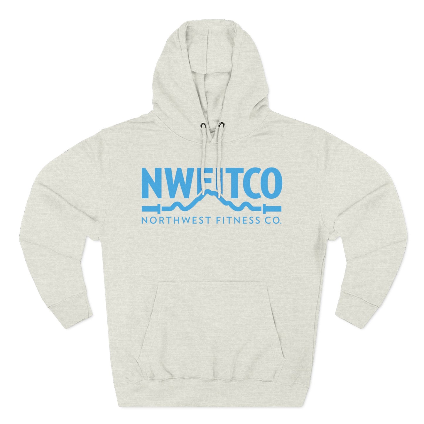 NWFITCO LIGHT BLUE LOGO HOODIE