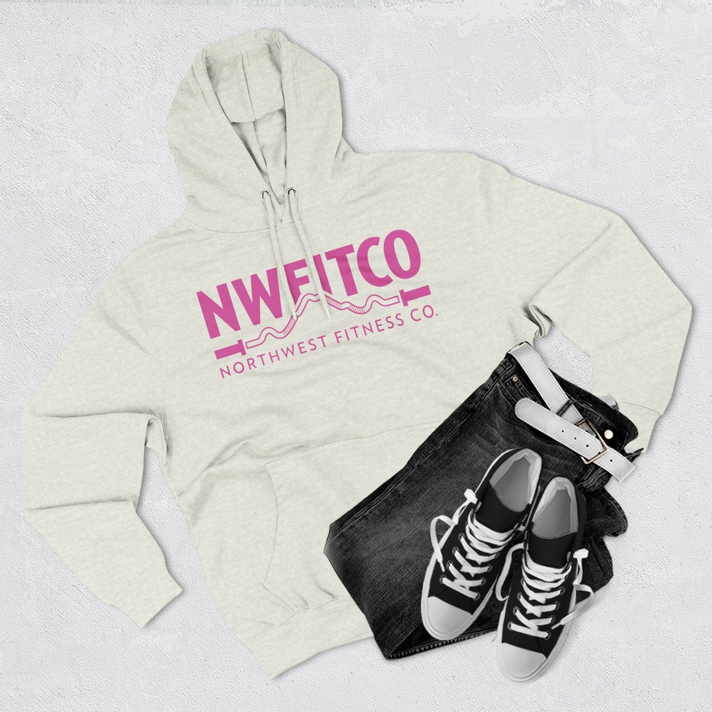 NWFITCO PINK LOGO HOODIE