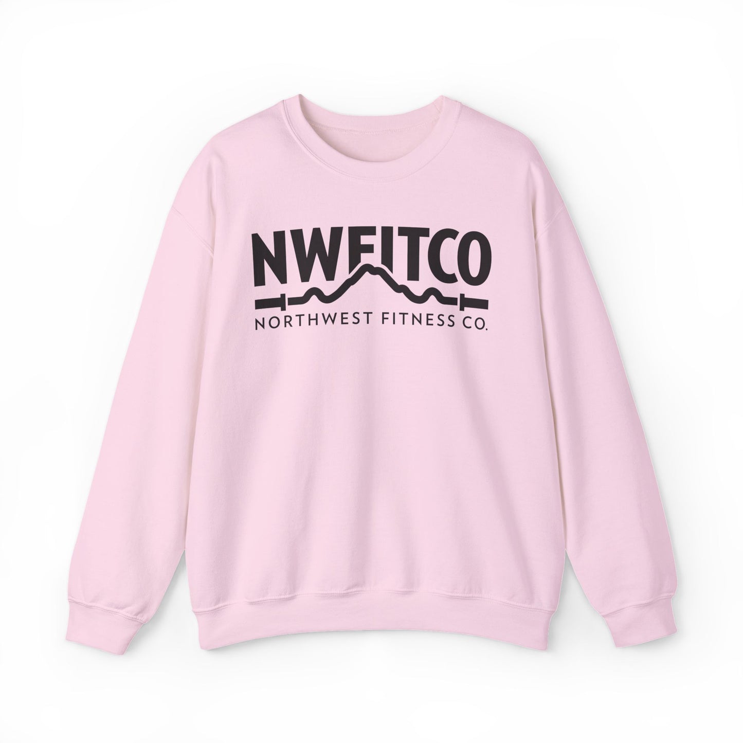 NWFITCO BLACK LOGO CREWNECK