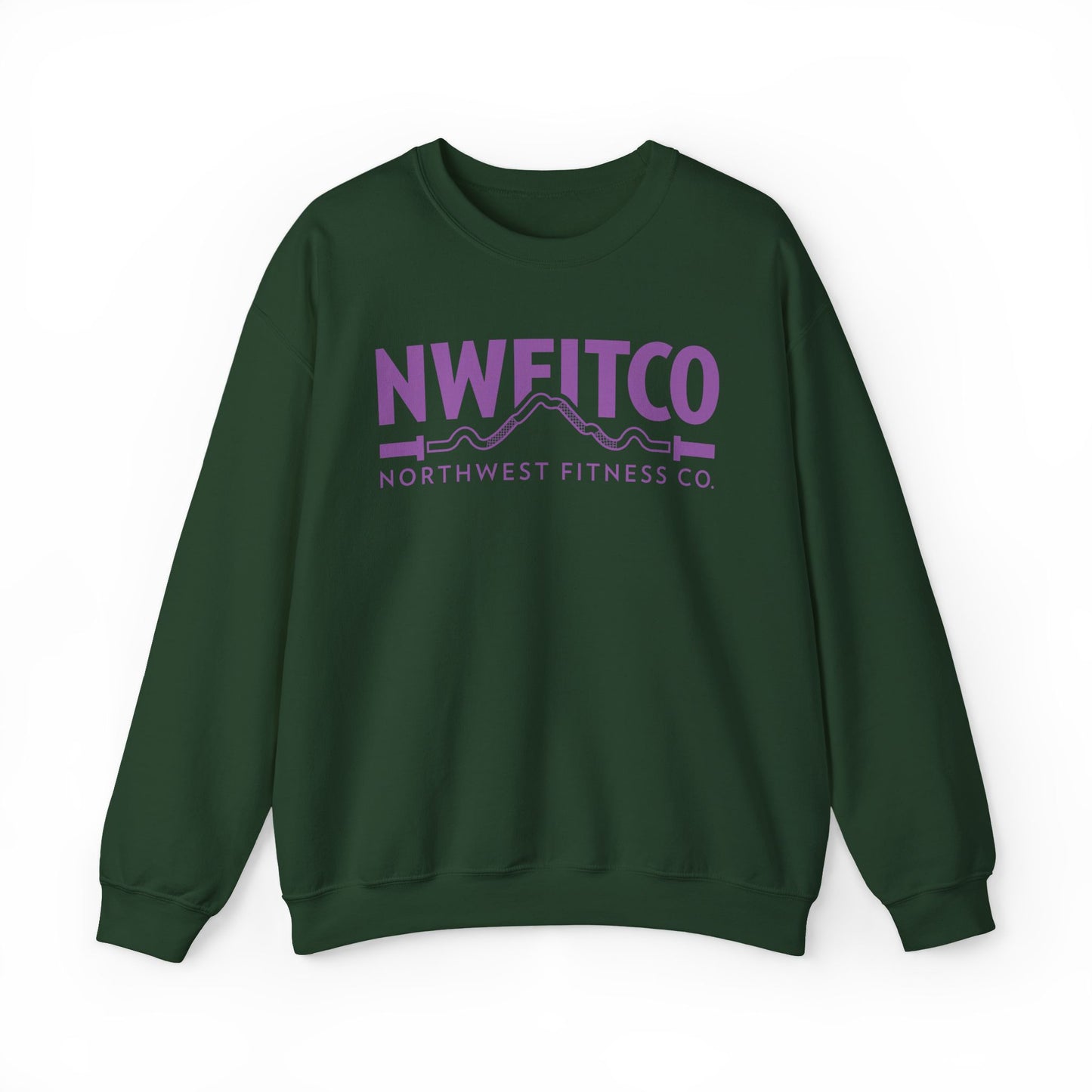 NWFITCO PURPLE LOGO CREWNECK