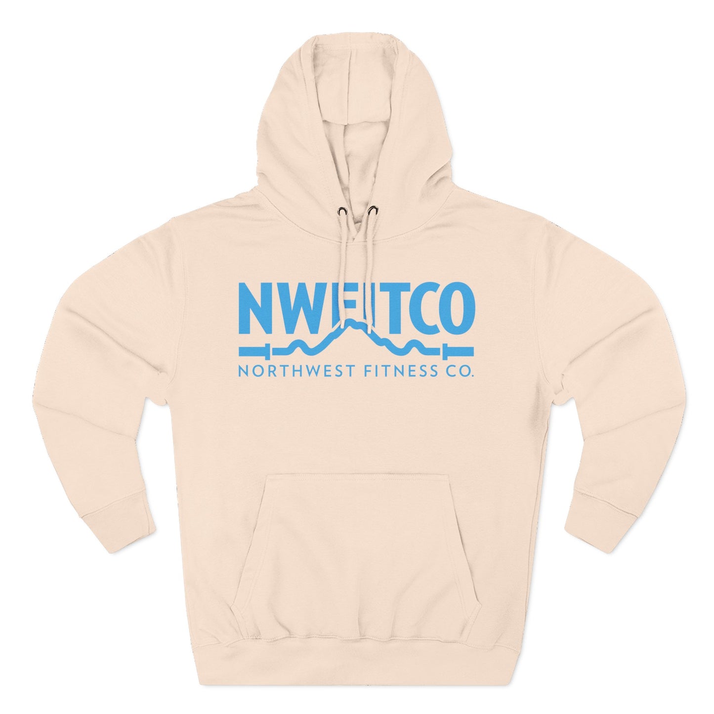 NWFITCO LIGHT BLUE LOGO HOODIE