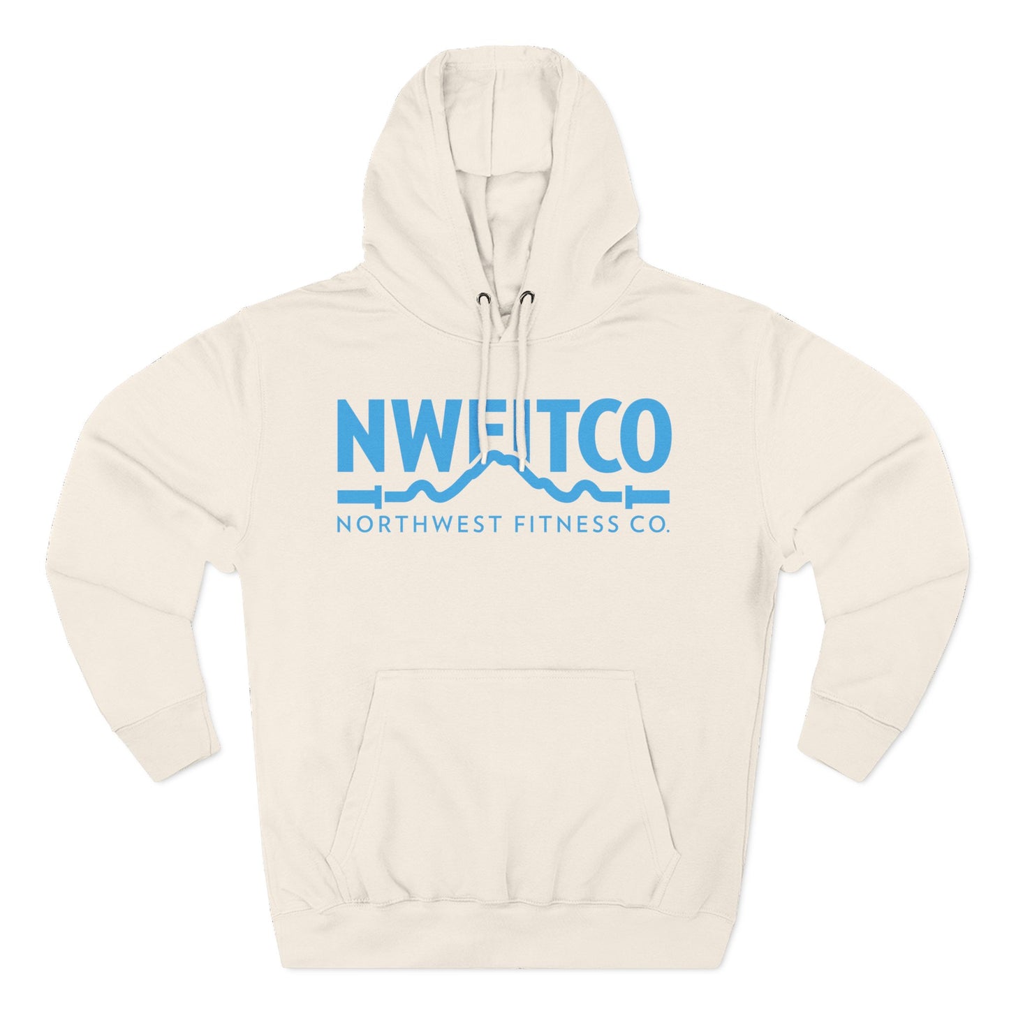 NWFITCO LIGHT BLUE LOGO HOODIE