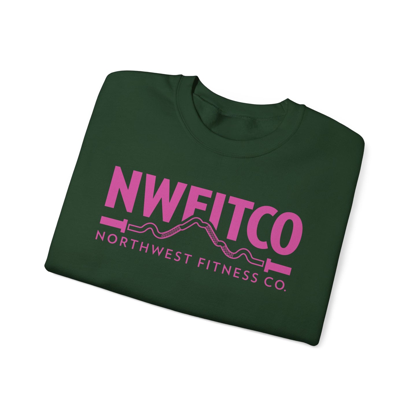 NWFITCO PINK LOGO CREWNECK