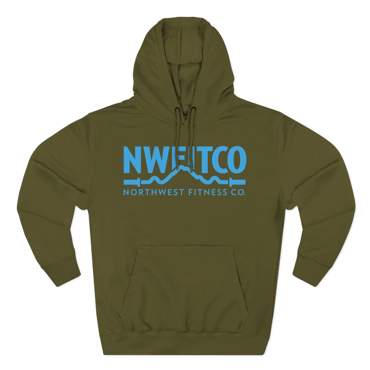NWFITCO LIGHT BLUE LOGO HOODIE