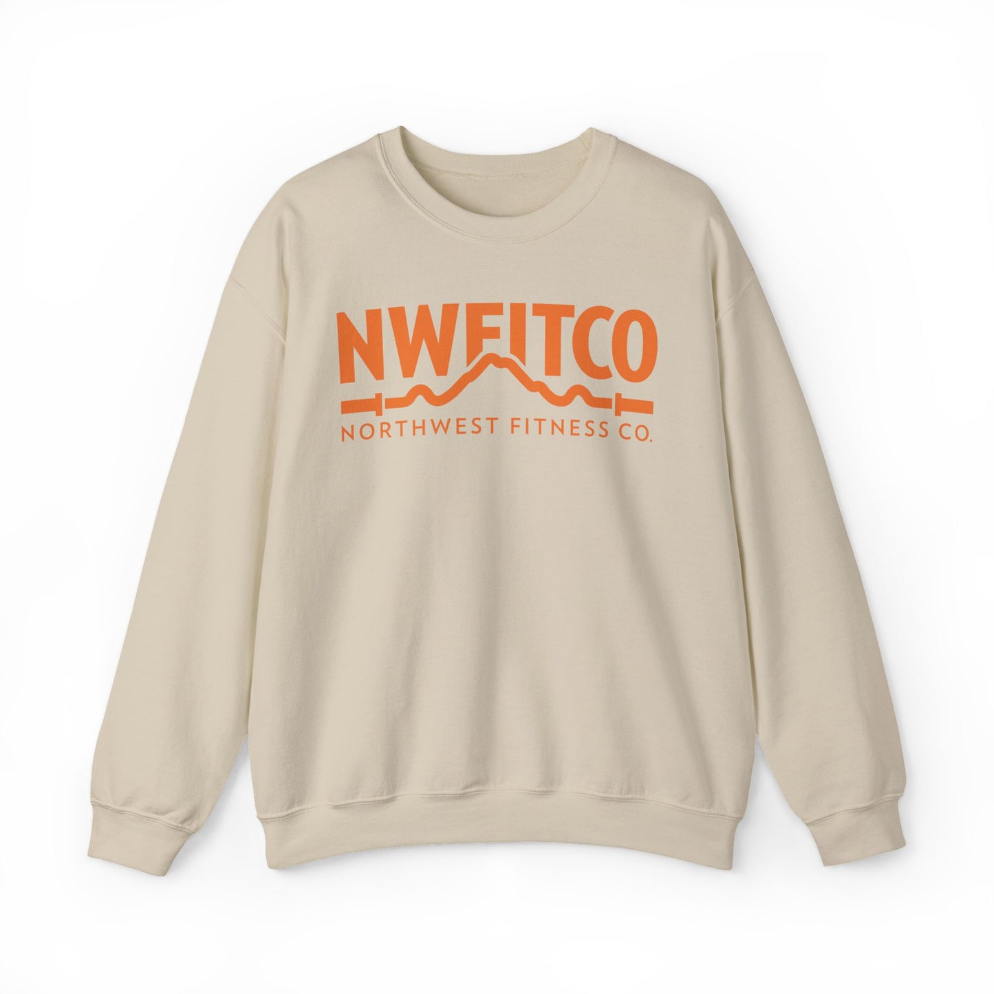 NWFITCO ORANGE LOGO CREWNECK