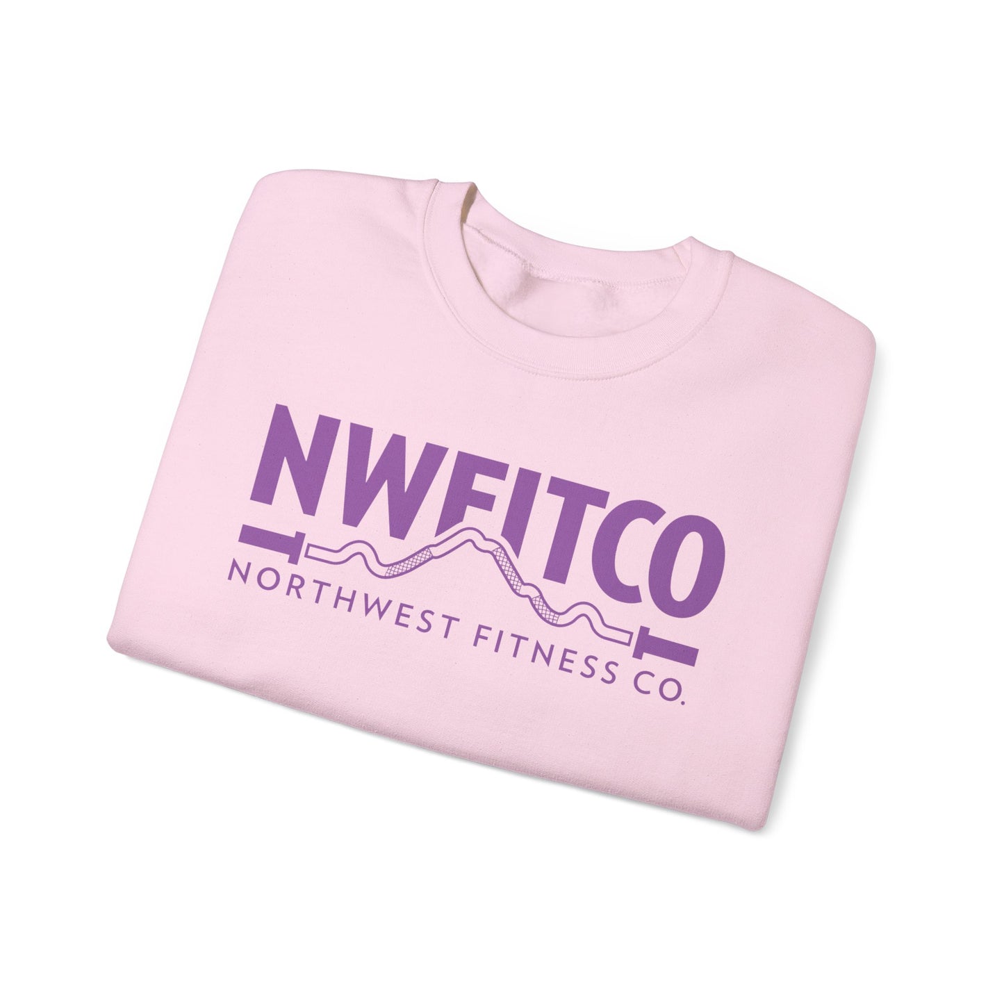 NWFITCO PURPLE LOGO CREWNECK