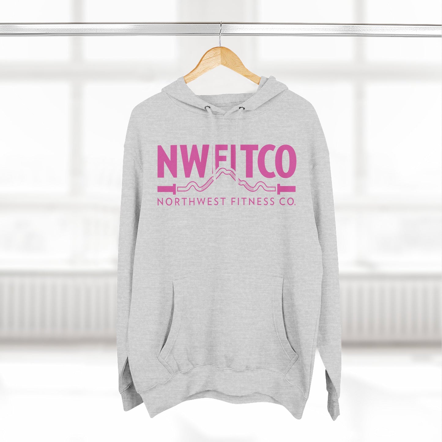 NWFITCO PINK LOGO HOODIE