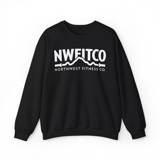 NWFITCO WHITE LOGO CREWNECK