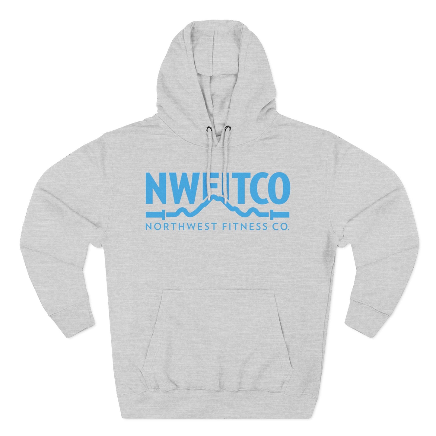 NWFITCO LIGHT BLUE LOGO HOODIE