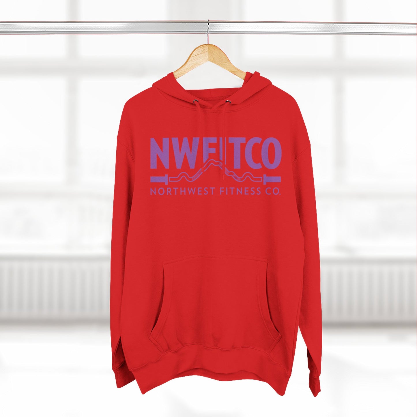 NWFITCO PURPLE LOGO HOODIE