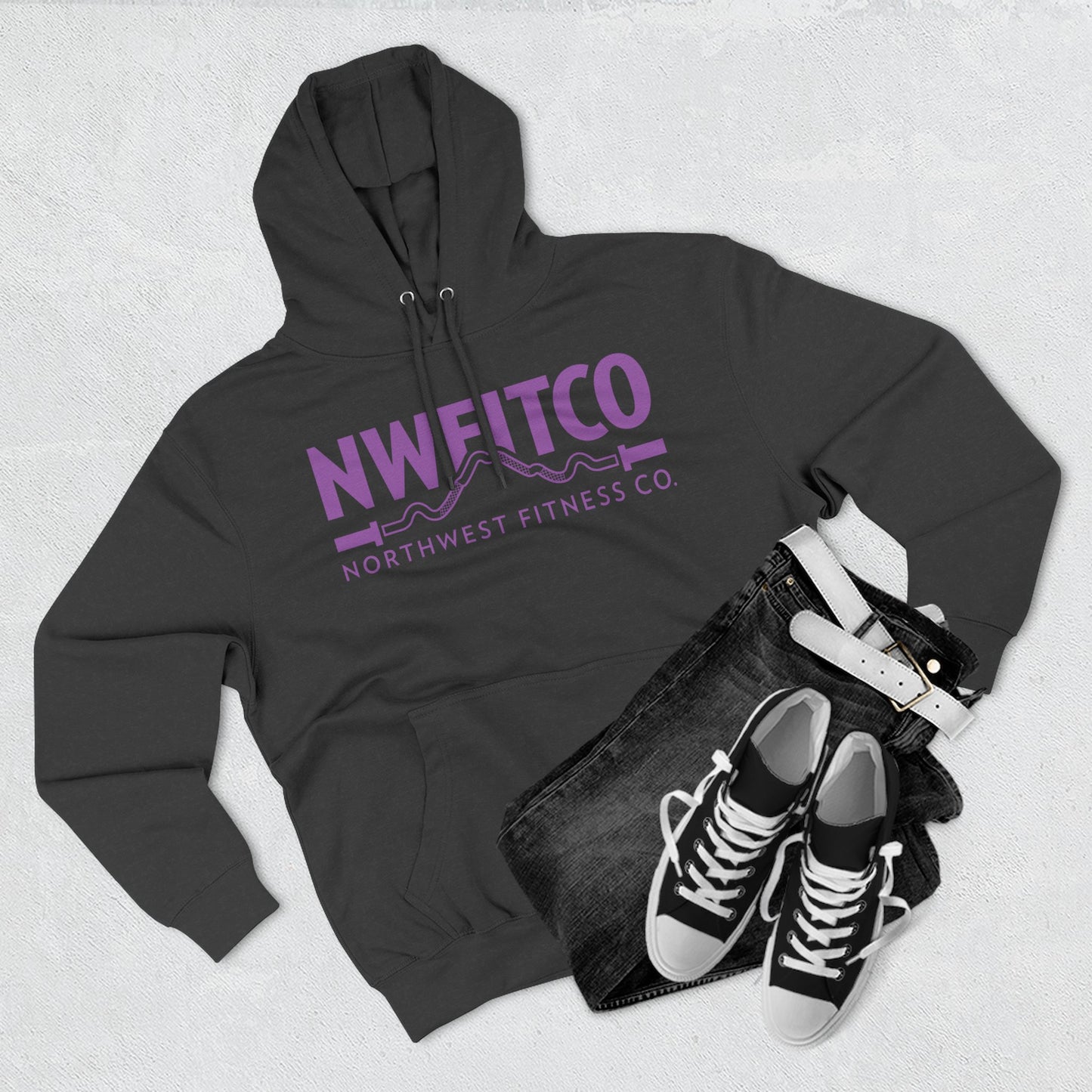 NWFITCO PURPLE LOGO HOODIE