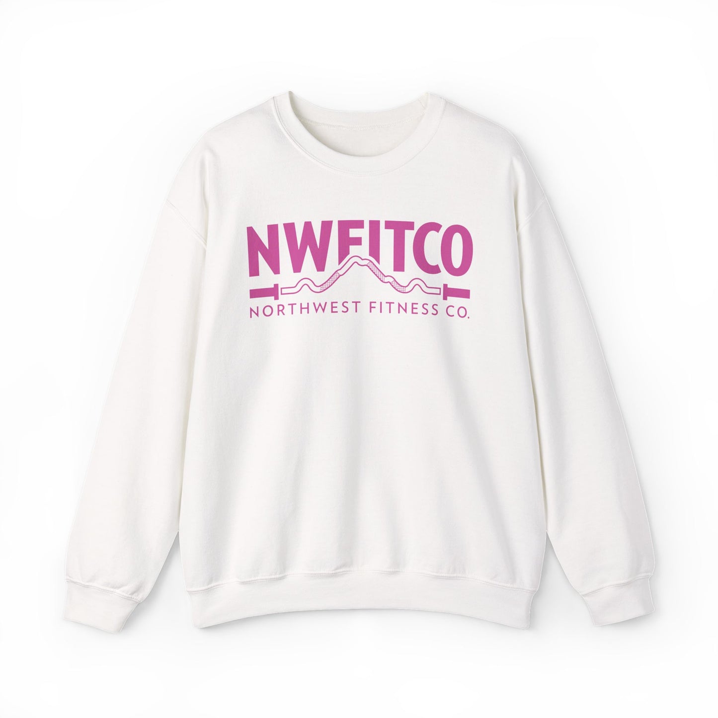 NWFITCO PINK LOGO CREWNECK