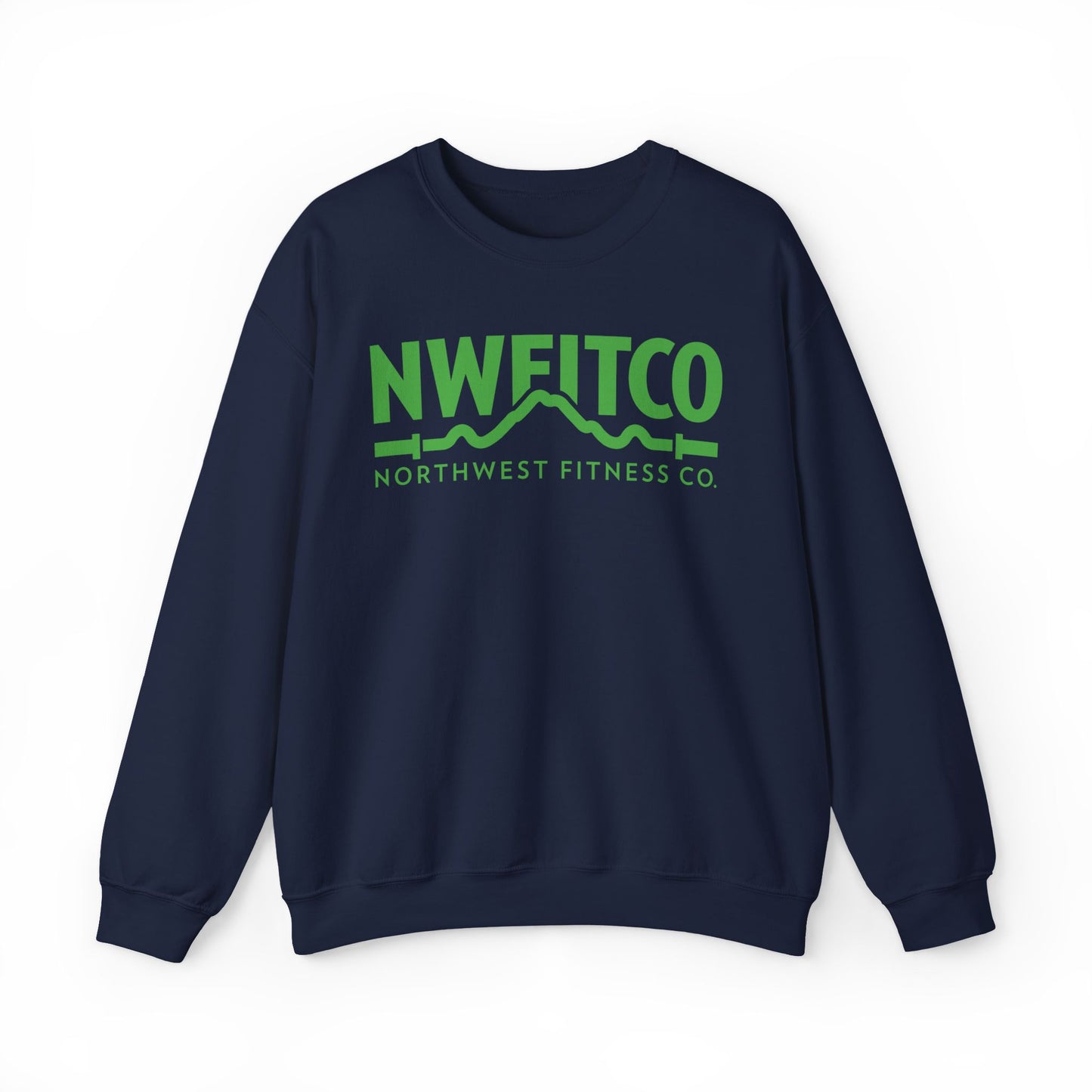 NWFITCO GREEN LOGO CREWNECK