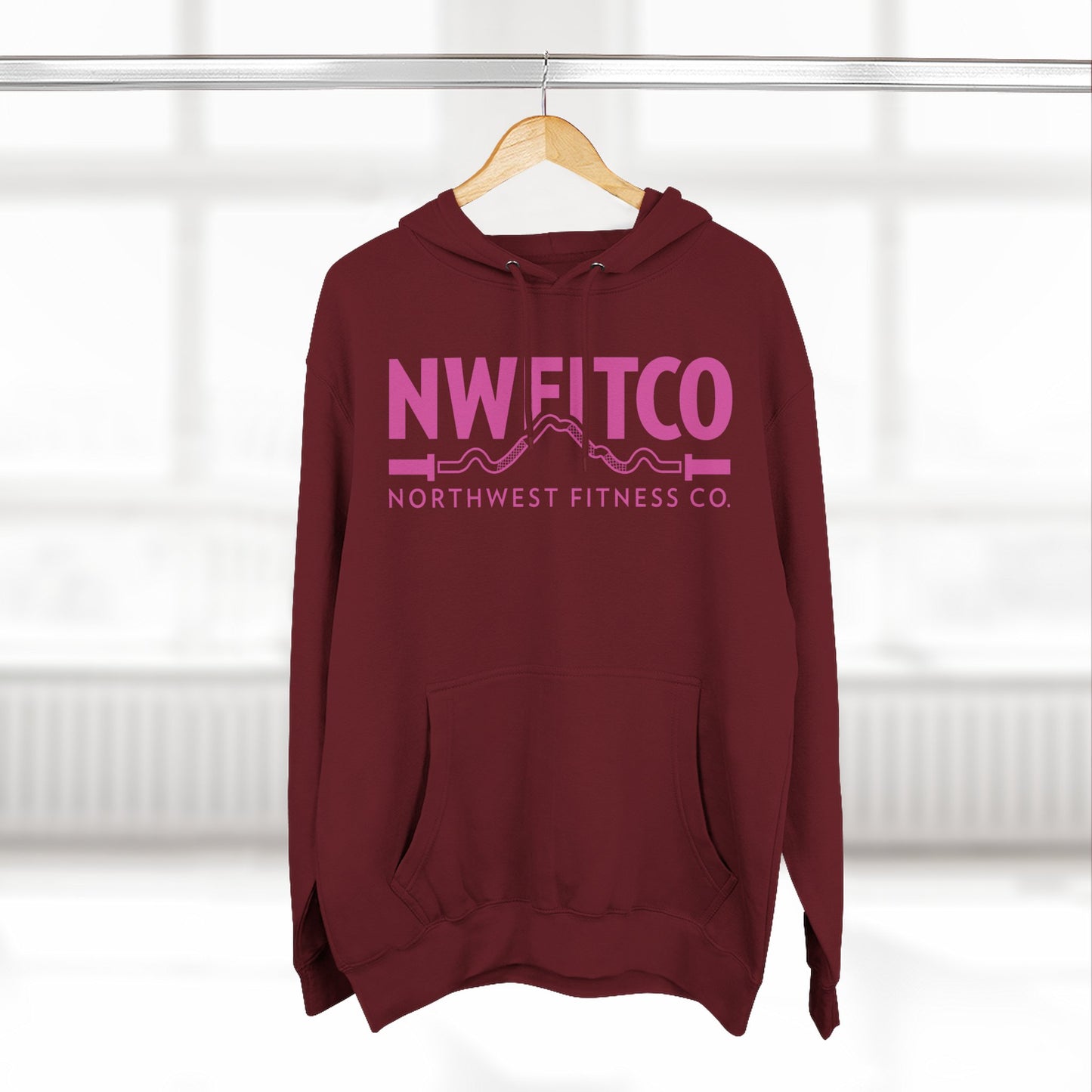 NWFITCO PINK LOGO HOODIE