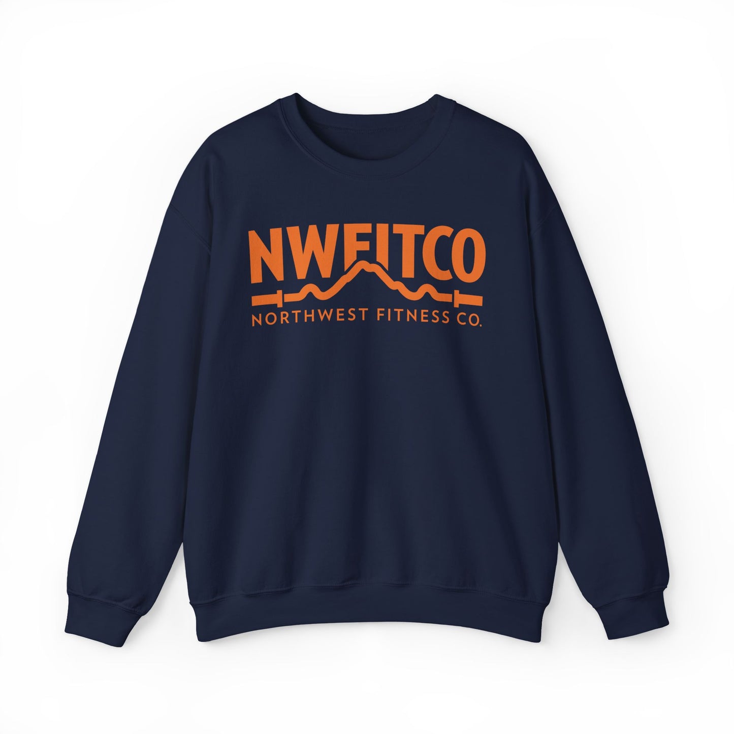 NWFITCO ORANGE LOGO CREWNECK