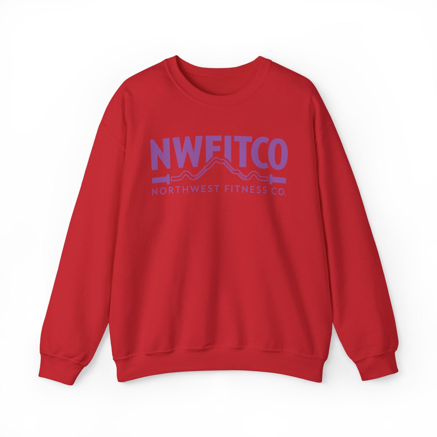 NWFITCO PURPLE LOGO CREWNECK