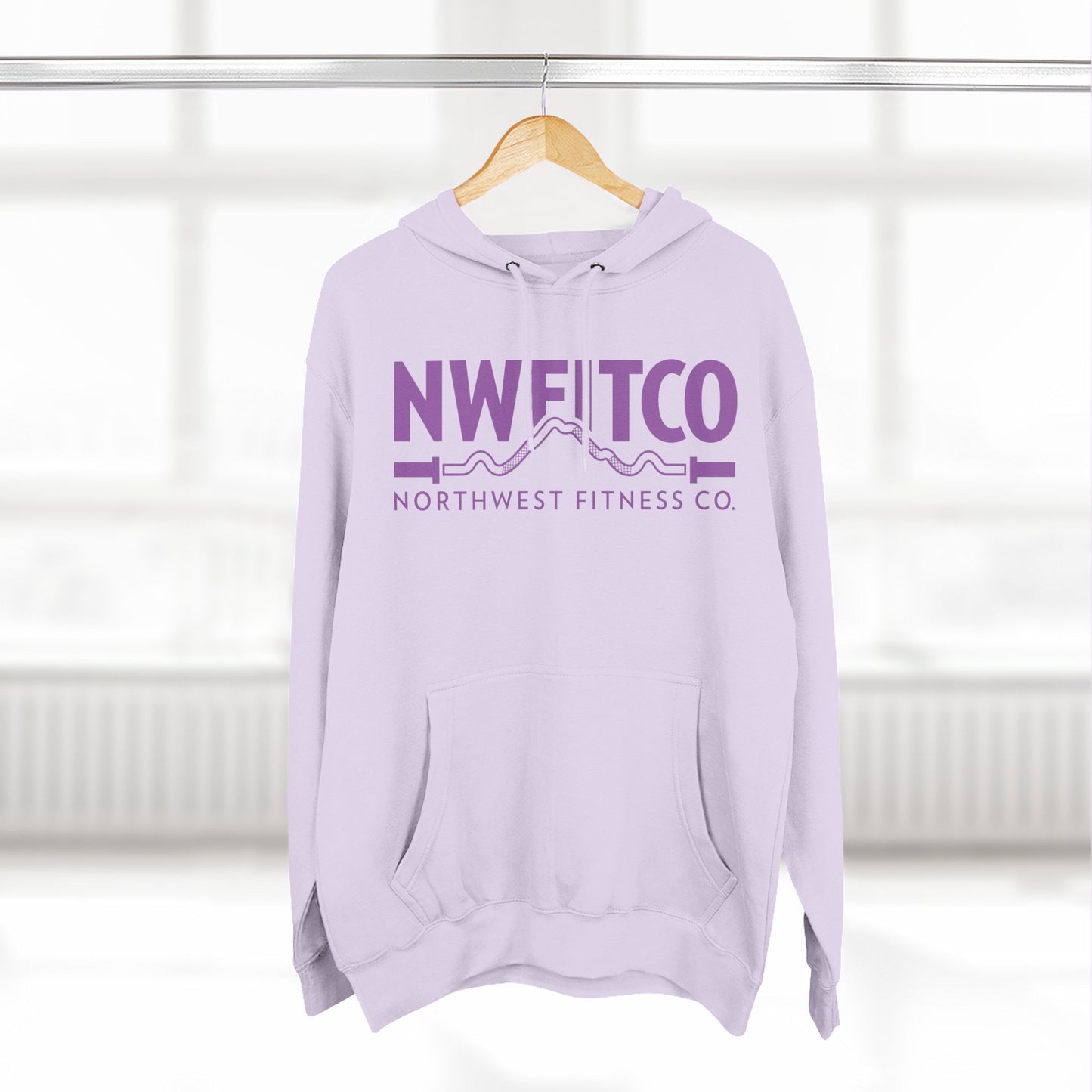 NWFITCO PURPLE LOGO HOODIE