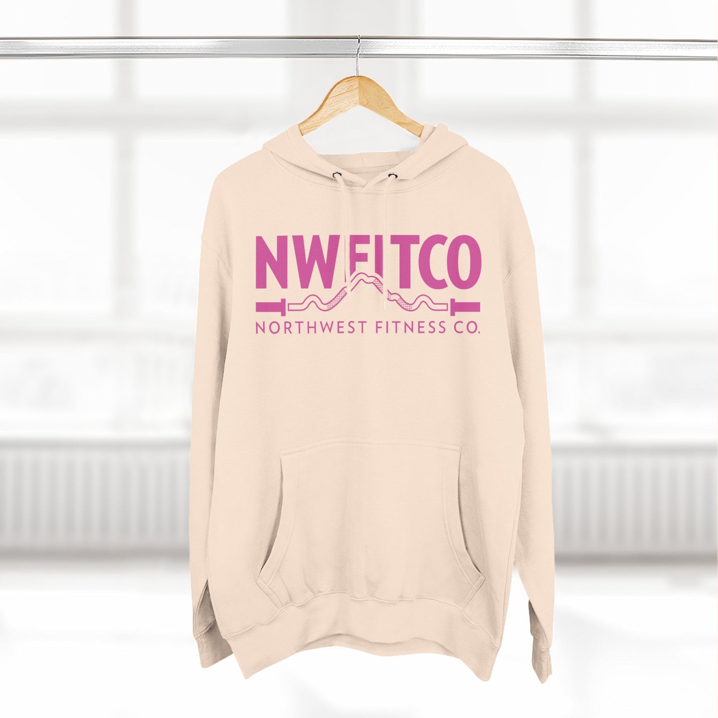 NWFITCO PINK LOGO HOODIE