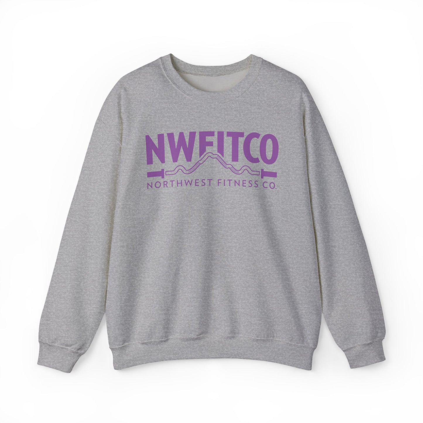 NWFITCO PURPLE LOGO CREWNECK