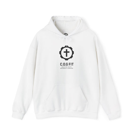 Standard COG Hoodie — BLACK ON LIGHT
