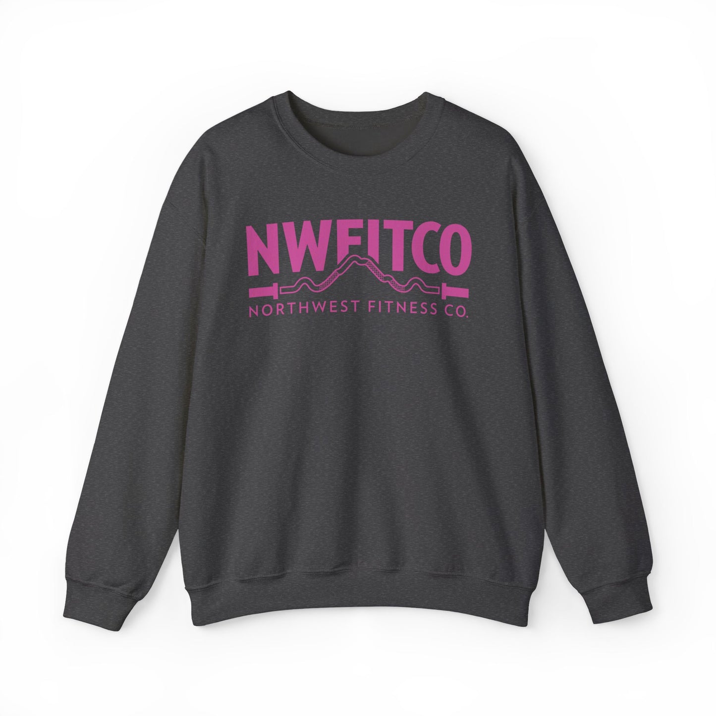 NWFITCO PINK LOGO CREWNECK