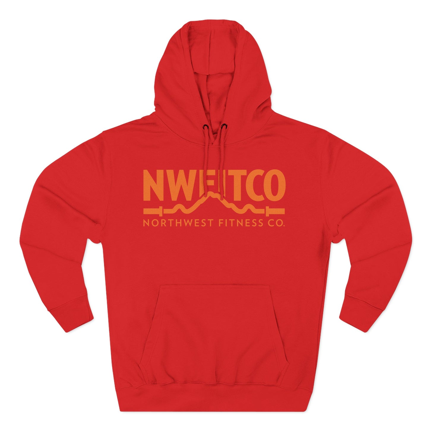 NWFITCO ORANGE LOGO HOODIE