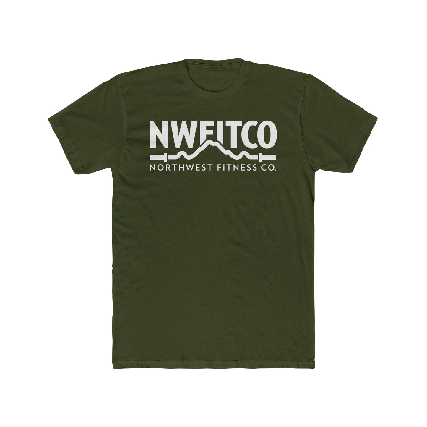 NWFITCO WHITE LOGO TEE