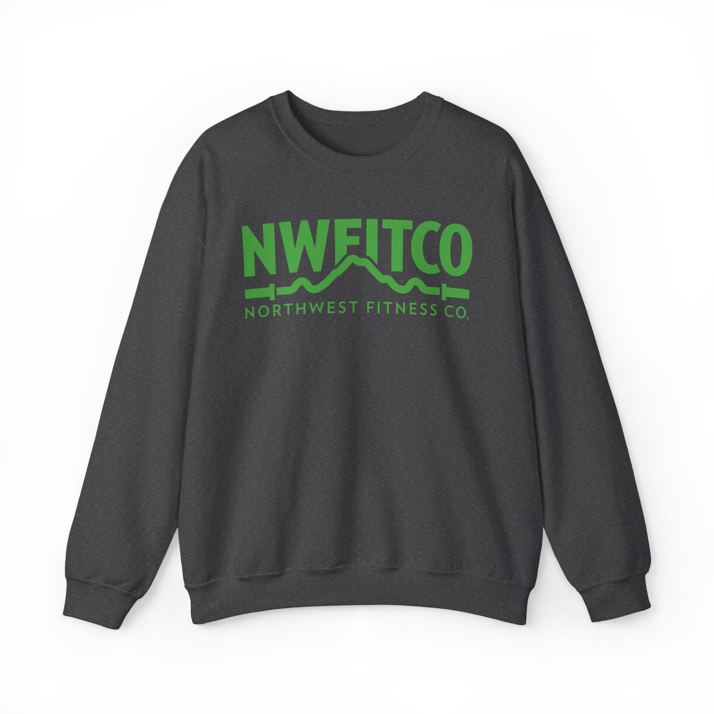 NWFITCO GREEN LOGO CREWNECK