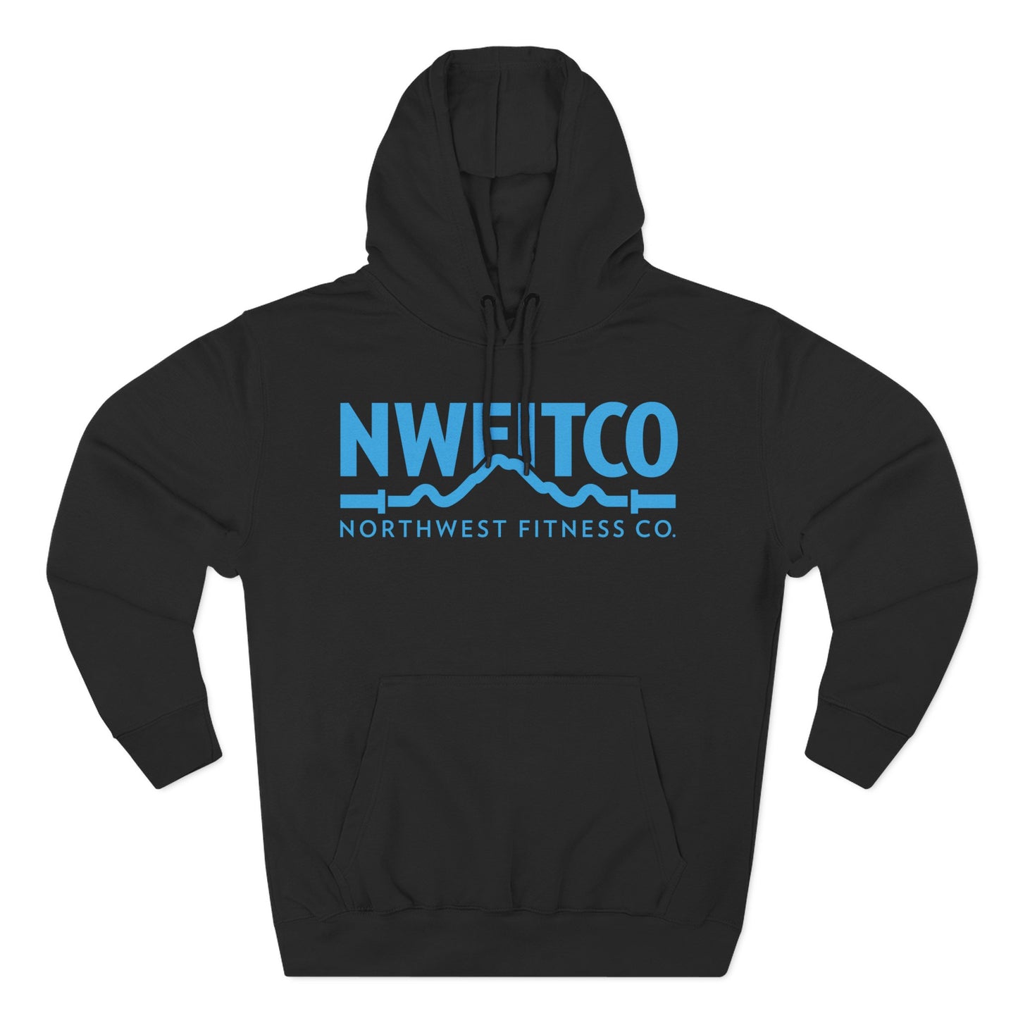 NWFITCO LIGHT BLUE LOGO HOODIE