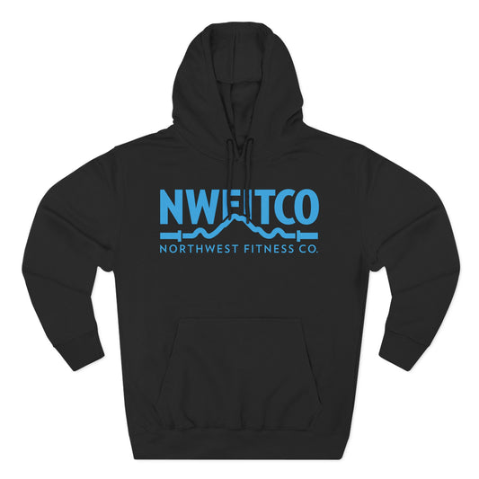 NWFITCO LIGHT BLUE LOGO HOODIE