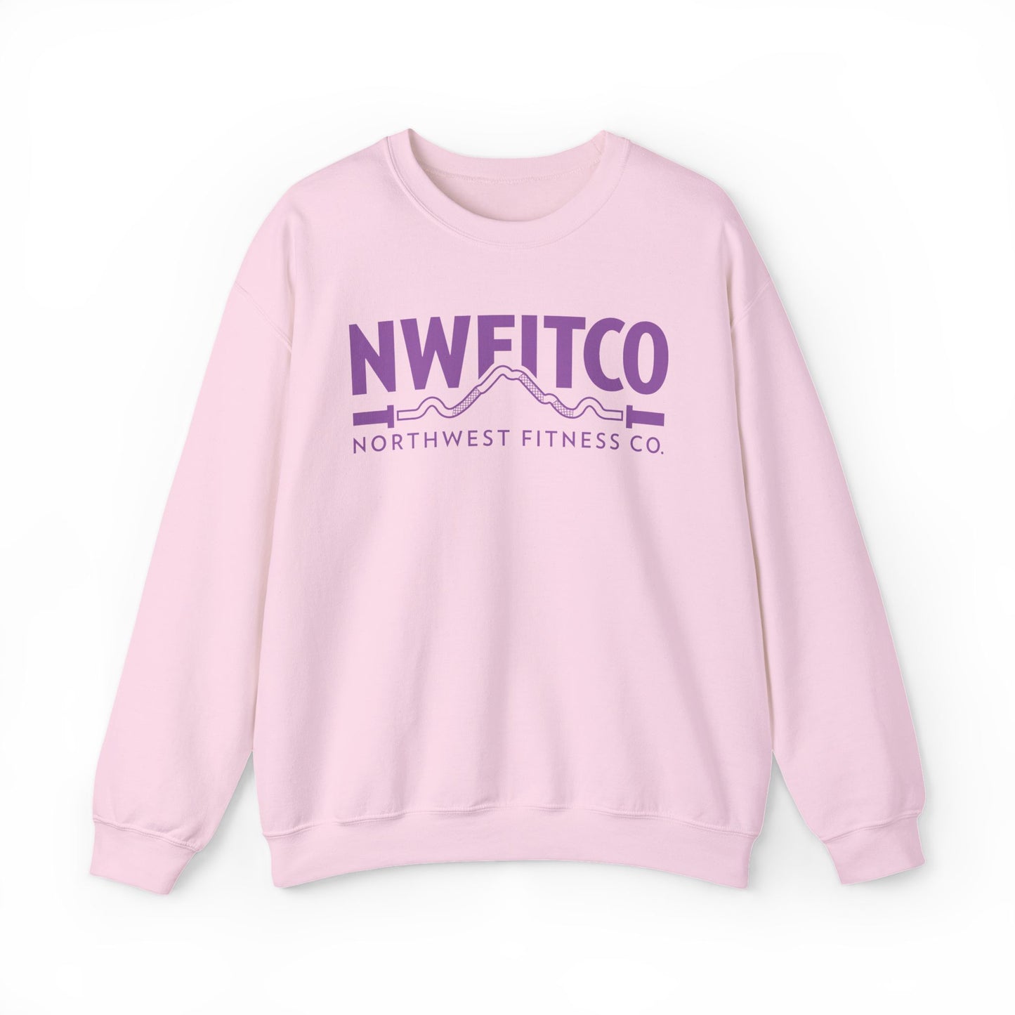 NWFITCO PURPLE LOGO CREWNECK