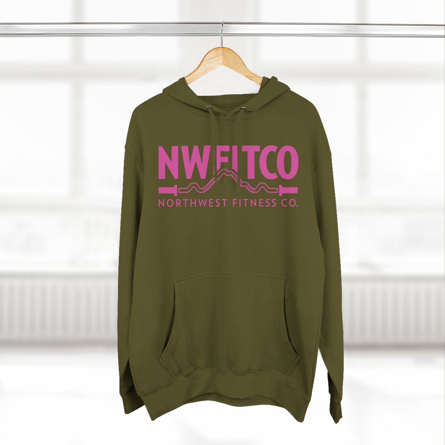 NWFITCO PINK LOGO HOODIE