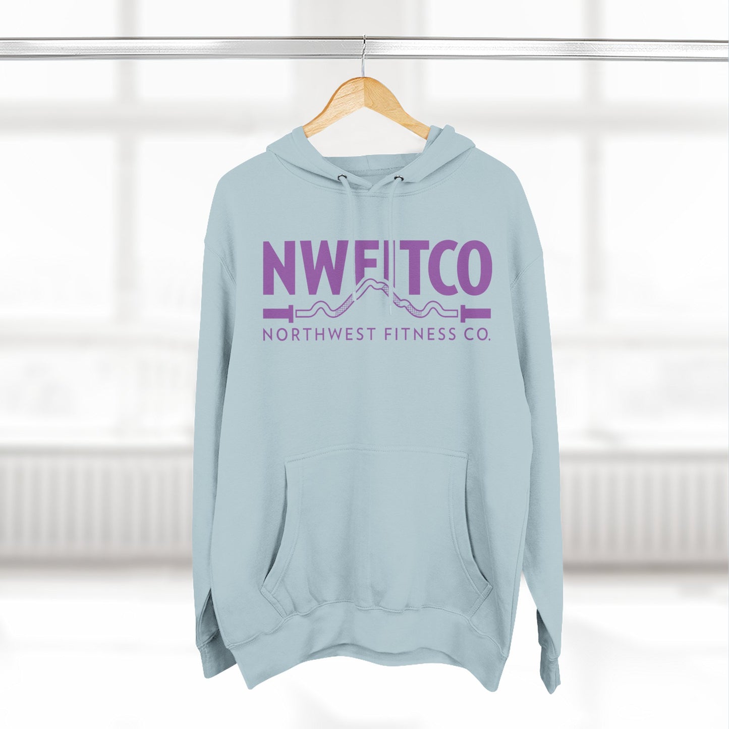 NWFITCO PURPLE LOGO HOODIE