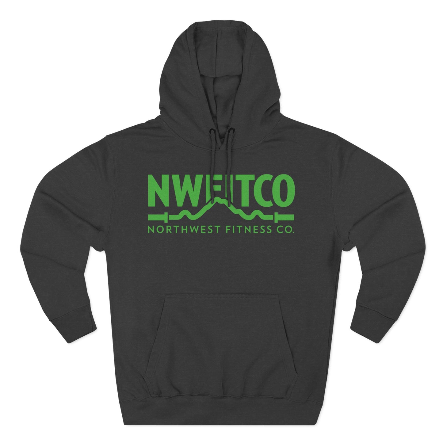NWFITCO GREEN LOGO HOODIE