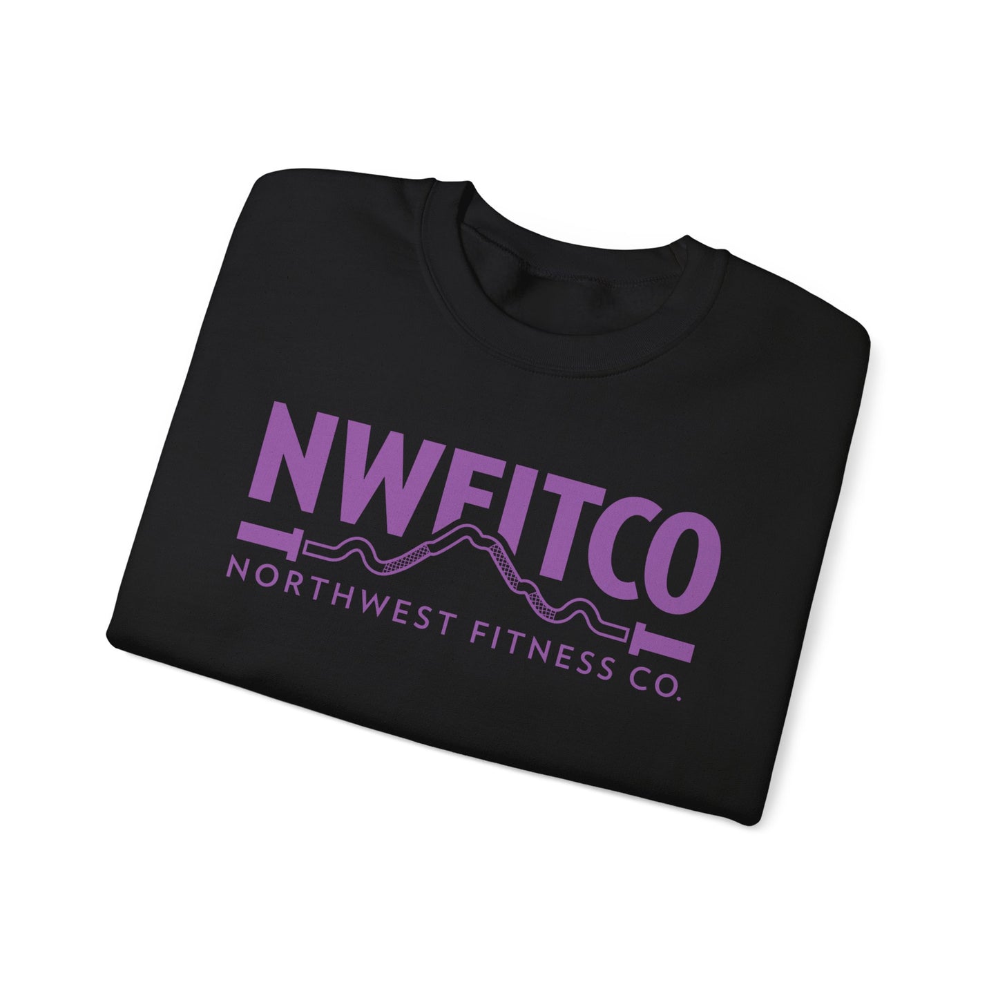 NWFITCO PURPLE LOGO CREWNECK