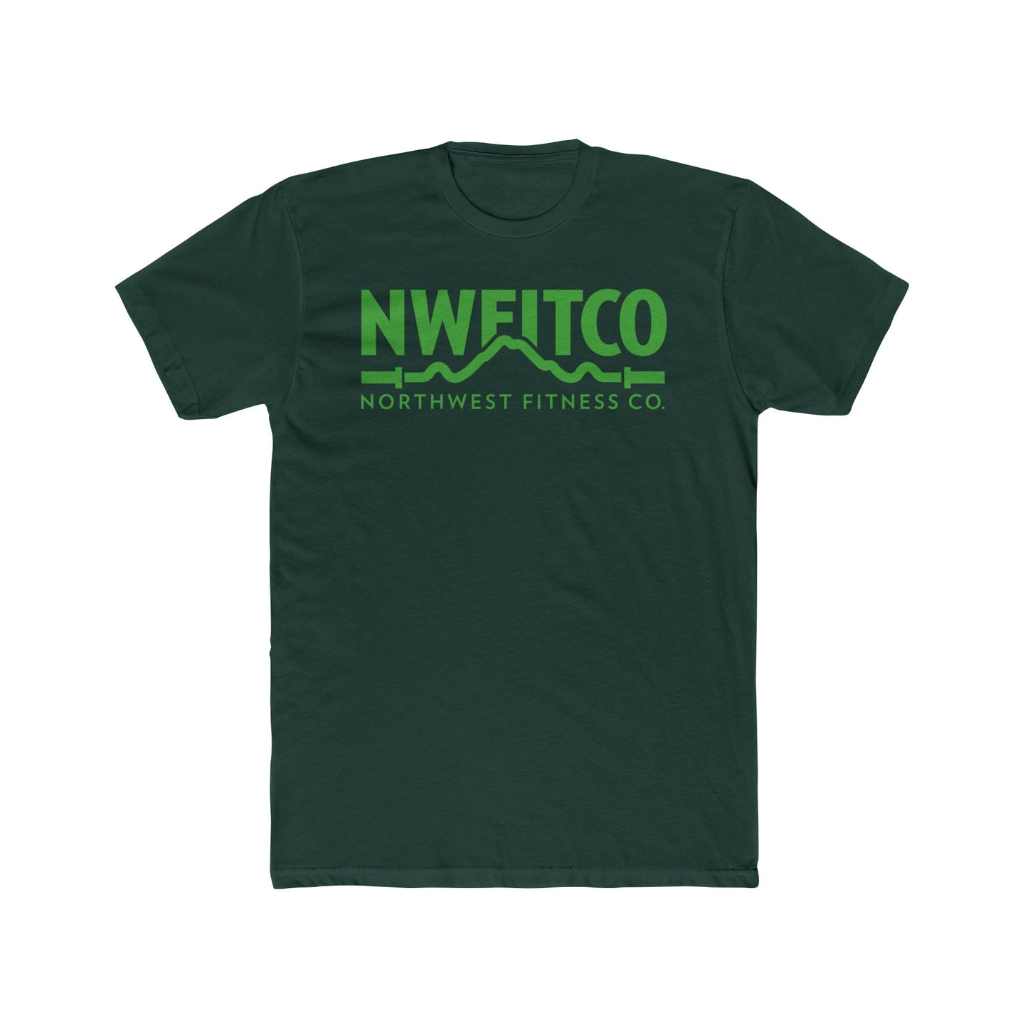 NWFITCO GREEN LOGO TEE